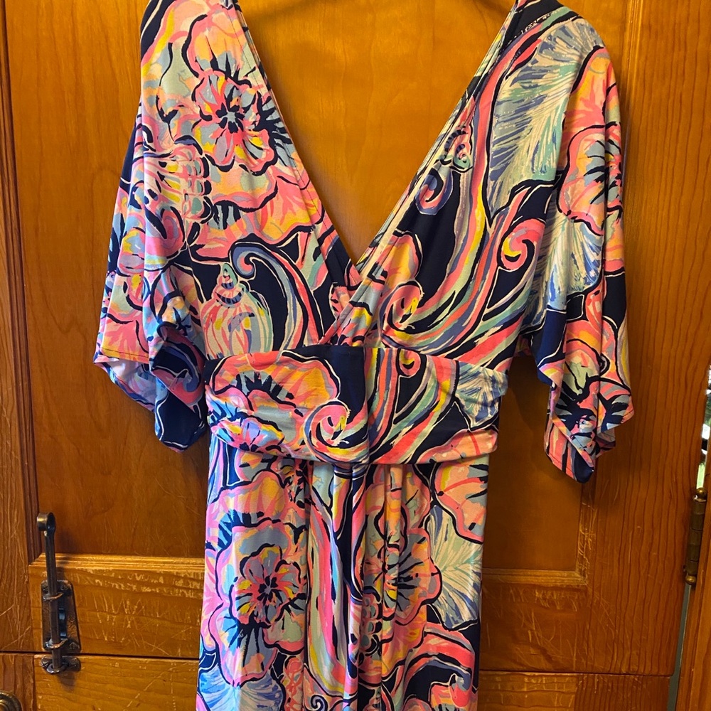 Lilly Pulitzer Parigi Boho V neck dress